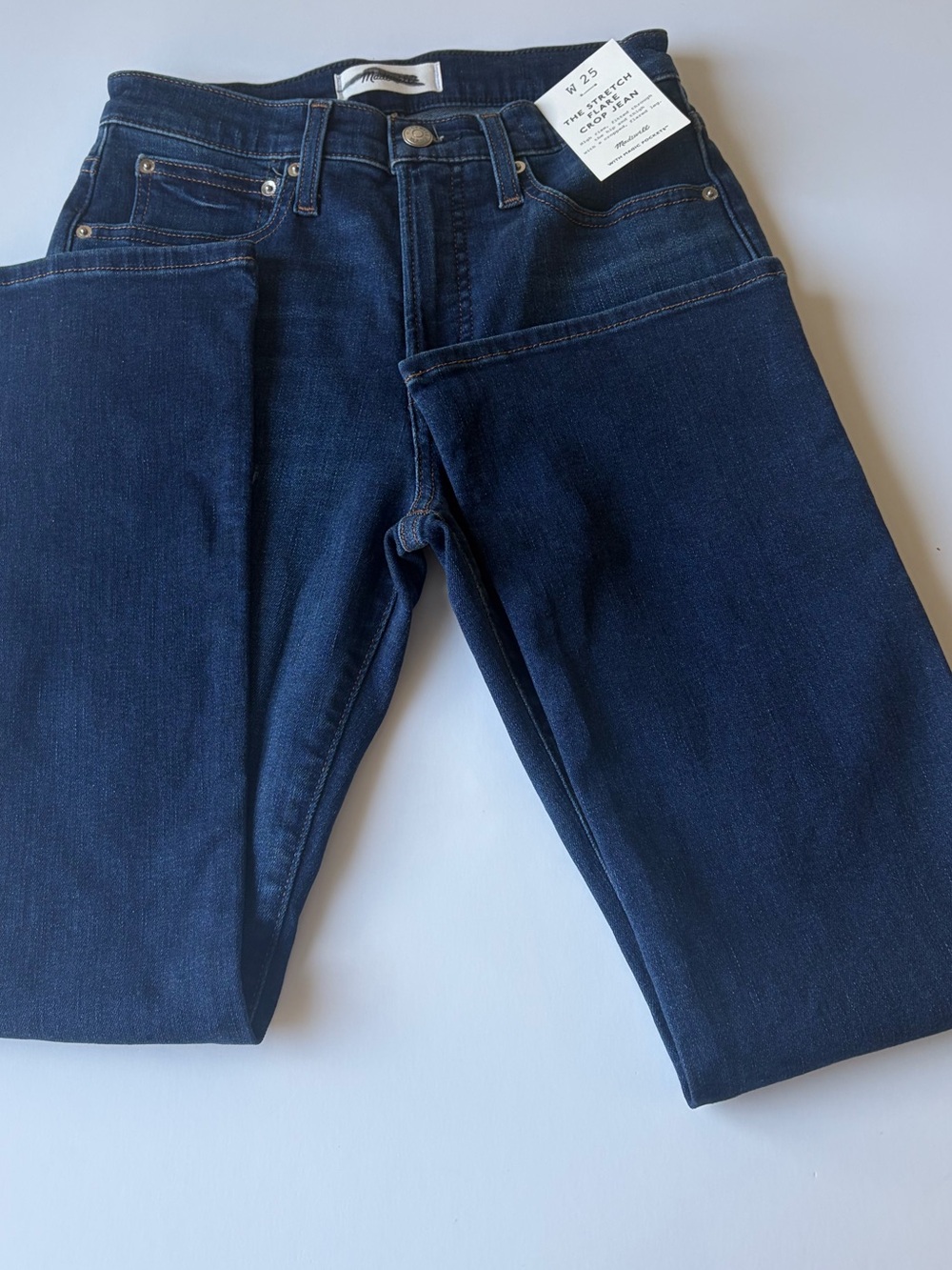 Madewell The Stretch Flare Crop Jean